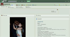 Desktop Screenshot of musical-me.deviantart.com