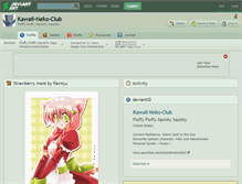 Tablet Screenshot of kawaii-neko-club.deviantart.com