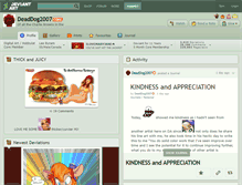 Tablet Screenshot of deaddog2007.deviantart.com