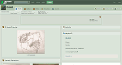Desktop Screenshot of orckid.deviantart.com