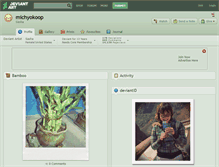 Tablet Screenshot of michyokoop.deviantart.com
