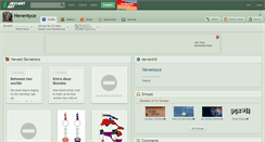 Desktop Screenshot of heventyce.deviantart.com