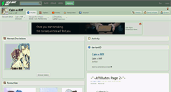Desktop Screenshot of cain-x-riff.deviantart.com