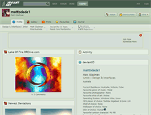 Tablet Screenshot of mattisdada1.deviantart.com