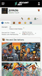 Mobile Screenshot of jcnkcks.deviantart.com