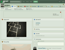 Tablet Screenshot of esclave.deviantart.com