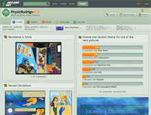 Tablet Screenshot of physicrodrigo.deviantart.com