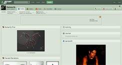 Desktop Screenshot of democris.deviantart.com