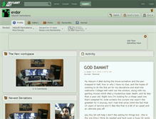 Tablet Screenshot of evdor.deviantart.com