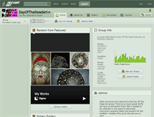 Tablet Screenshot of dayofthedeadart.deviantart.com