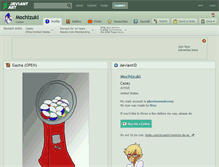 Tablet Screenshot of mochizuki.deviantart.com