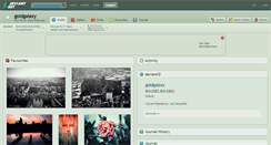 Desktop Screenshot of goldgalaxy.deviantart.com