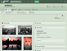 Tablet Screenshot of goldgalaxy.deviantart.com