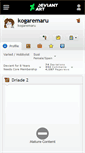 Mobile Screenshot of kogaremaru.deviantart.com