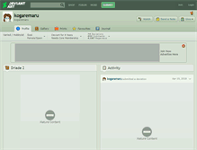 Tablet Screenshot of kogaremaru.deviantart.com