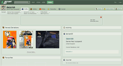Desktop Screenshot of dazzclub.deviantart.com