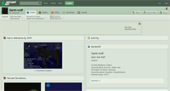 Desktop Screenshot of garm-wolf.deviantart.com