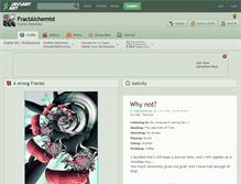 Tablet Screenshot of fractalchemist.deviantart.com