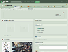 Tablet Screenshot of enderslink.deviantart.com