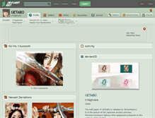 Tablet Screenshot of getabo.deviantart.com