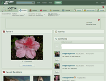 Tablet Screenshot of nsg714.deviantart.com