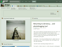 Tablet Screenshot of jbridges.deviantart.com