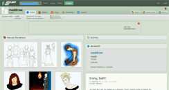 Desktop Screenshot of maddirose.deviantart.com