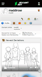 Mobile Screenshot of maddirose.deviantart.com