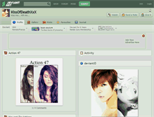 Tablet Screenshot of kissofdeathxxx.deviantart.com
