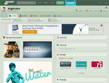 Tablet Screenshot of angelwero.deviantart.com