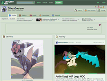 Tablet Screenshot of ether-enereon.deviantart.com