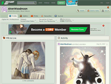Tablet Screenshot of airenwoodmoon.deviantart.com