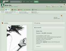 Tablet Screenshot of lenor-chu.deviantart.com