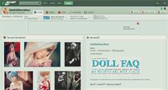 Desktop Screenshot of geekisthecolour.deviantart.com
