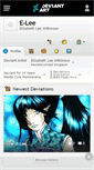 Mobile Screenshot of e-lee.deviantart.com