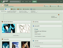Tablet Screenshot of e-lee.deviantart.com