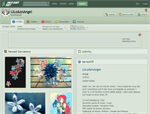 Tablet Screenshot of liloaznangel.deviantart.com