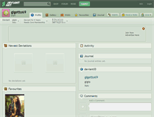 Tablet Screenshot of gigetto69.deviantart.com