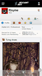 Mobile Screenshot of f0xyme.deviantart.com