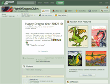 Tablet Screenshot of flightofdragonsclub.deviantart.com