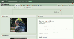 Desktop Screenshot of deadnite.deviantart.com