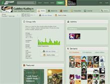 Tablet Screenshot of cuddley-kudley.deviantart.com