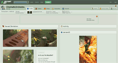 Desktop Screenshot of cinematicorchestra.deviantart.com