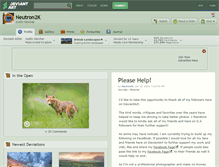 Tablet Screenshot of neutron2k.deviantart.com