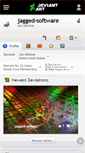 Mobile Screenshot of jagged-software.deviantart.com
