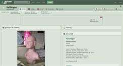 Desktop Screenshot of kelldragon.deviantart.com