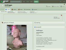 Tablet Screenshot of kelldragon.deviantart.com