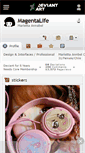 Mobile Screenshot of magentalife.deviantart.com