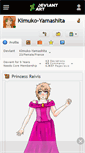 Mobile Screenshot of kimuko-yamashita.deviantart.com