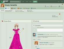 Tablet Screenshot of kimuko-yamashita.deviantart.com